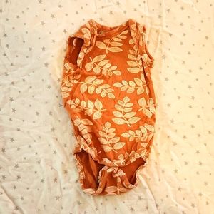 Sleeveless onsie bamboo